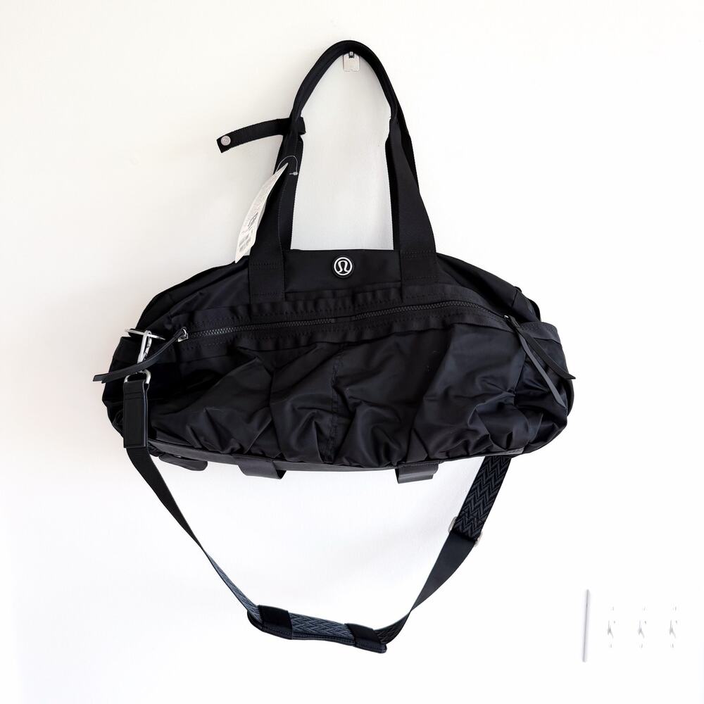lululemon athletica Black Convertible Duffel Shoulder Bag